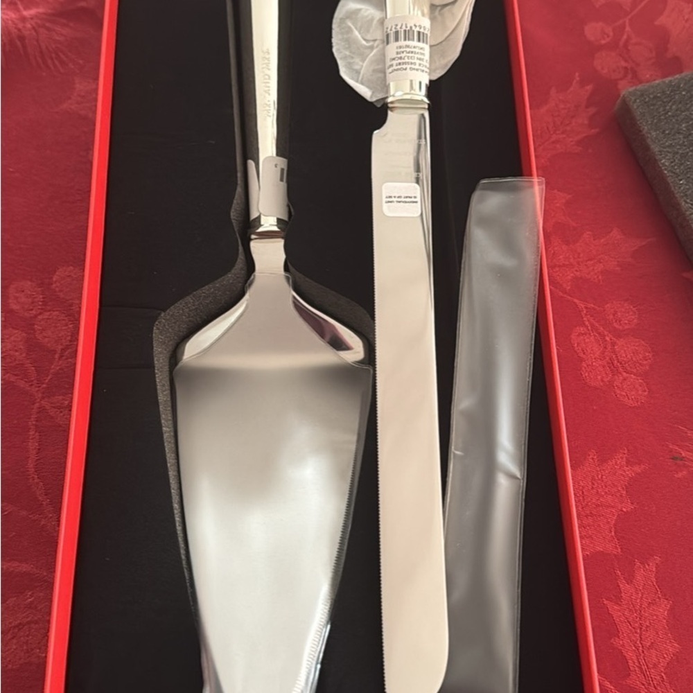 Kate Spade Silver Dessert Set